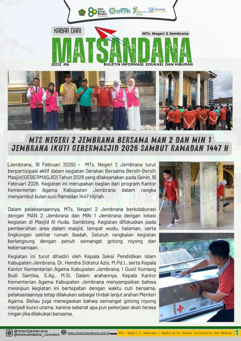 KABAR DARI MATSANDANA EDISI #56