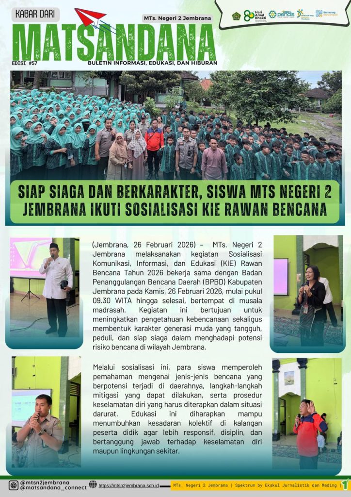 KABAR DARI MATSANDANA EDISI #57