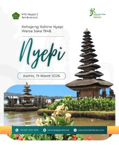 RAHAJENG RAHINE NYEPI WARSA SAKA 1948