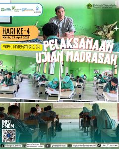 PELAKSANAAN UJIAN MADRASAH HARI KE-4