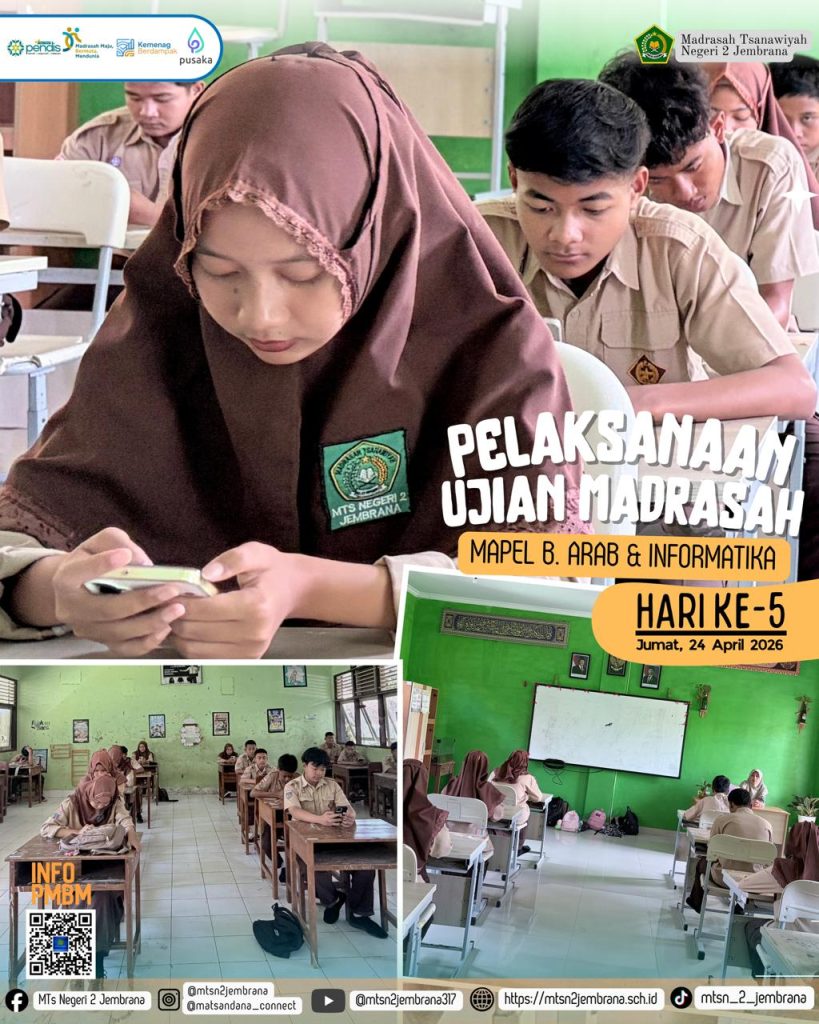 PELAKSANAAN UJIAN MADRASAH HARI KE-5