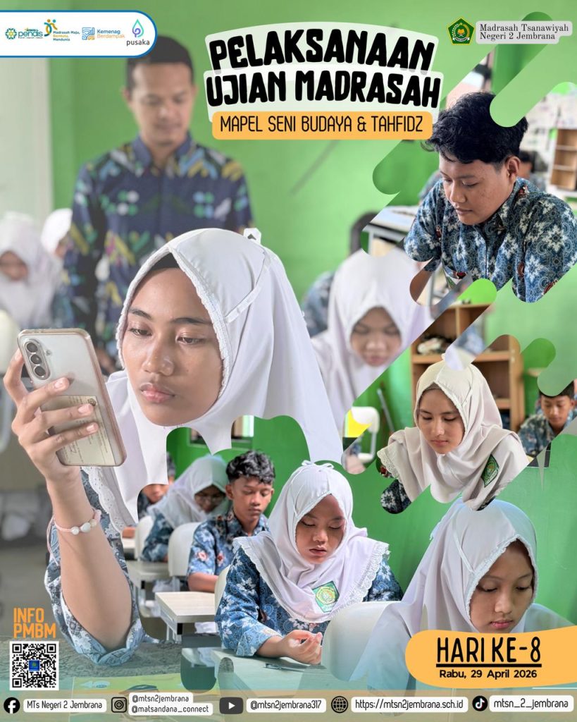 PELAKSANAAN UJIAN MADRASAH HARI KE-8