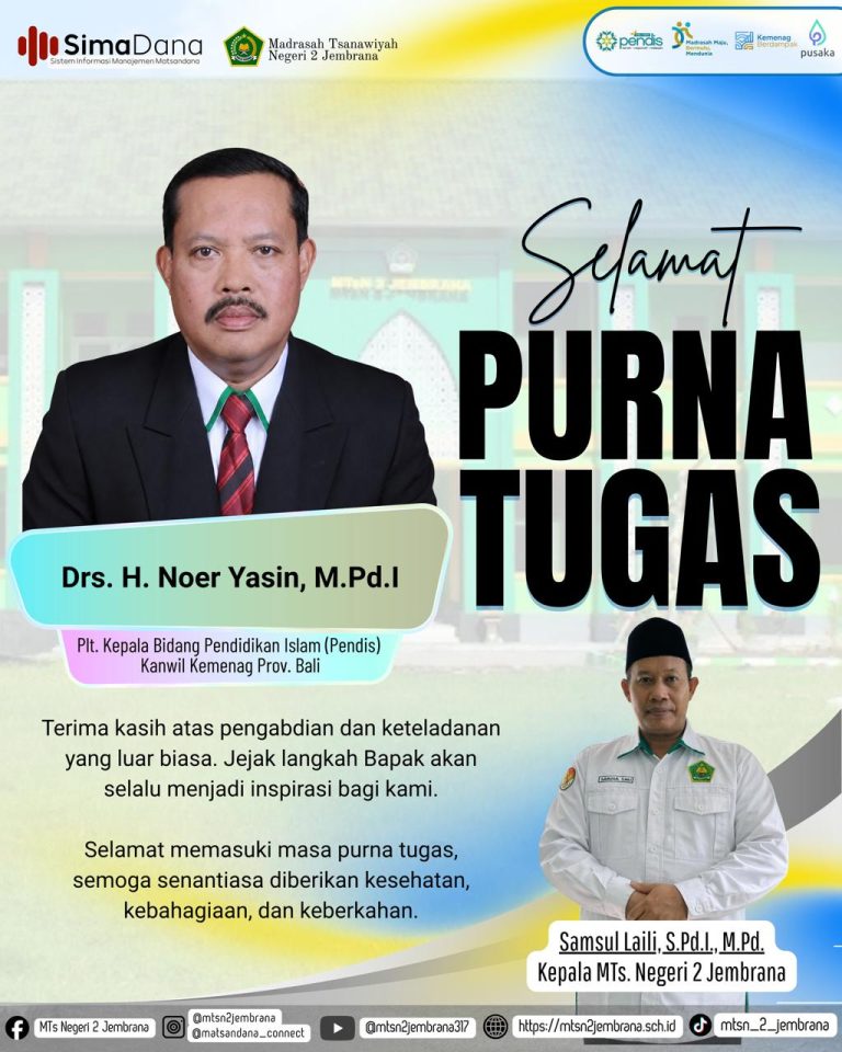 SELAMAT PURNA TUGAS